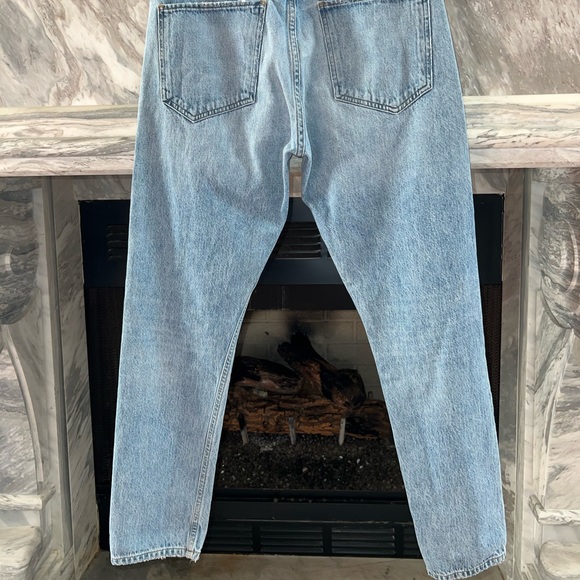 AGOLDE JAIME HIGH RISE CLASSIC JEANS Destroyed 28 - Picture 11 of 11